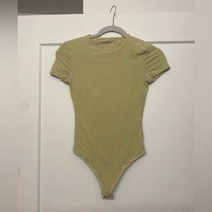 Abercrombie & Fitch Light Olive Bodysuit
